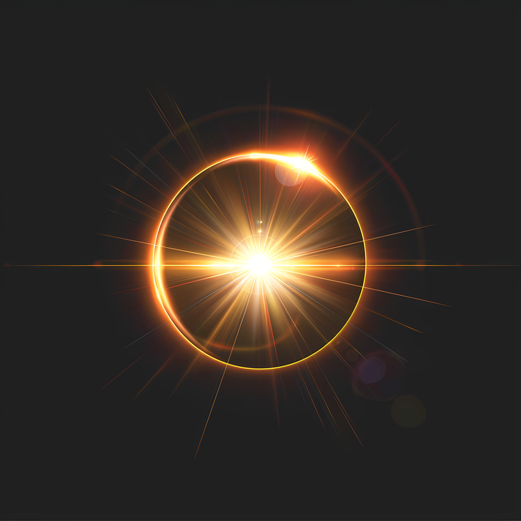 Lens Flare,Glowing,Rays Of Light