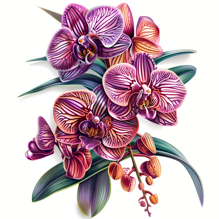 Orchid Day,Vintage,Flower