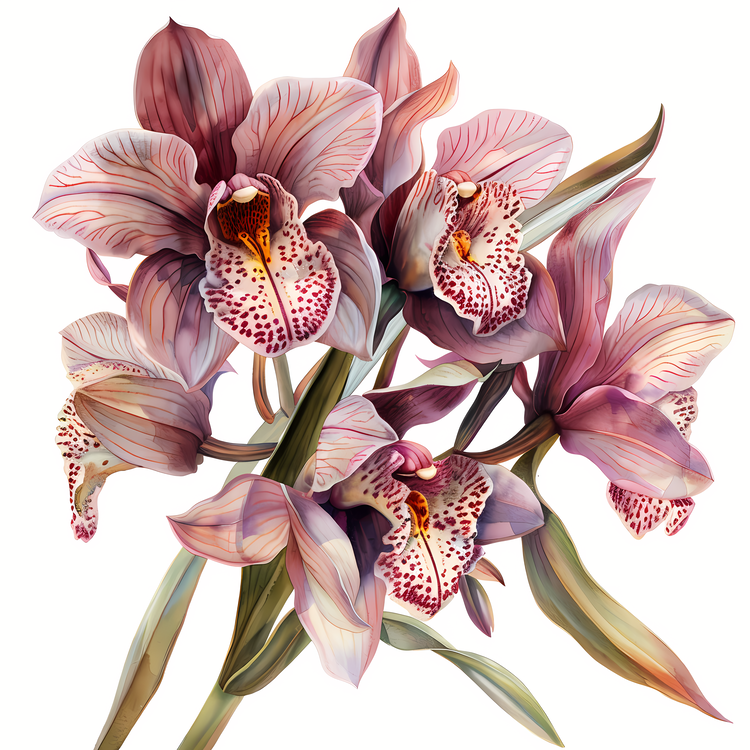 Orchid Day,Watercolor,Orchids
