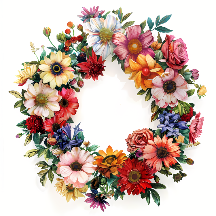 Flower Wreath,Bouquet,Wreath