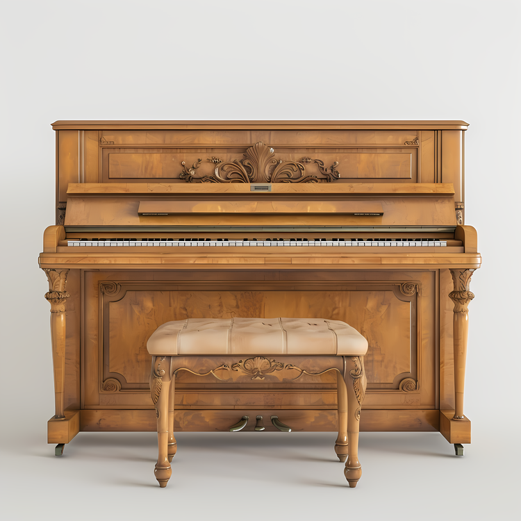 Piano,Wooden,Ornate
