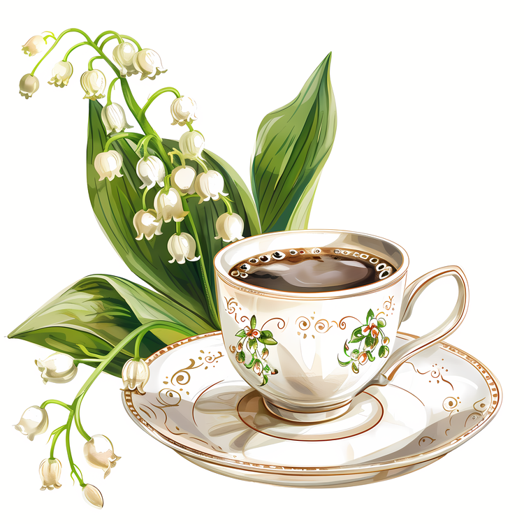 Spring,Coffee,Cup