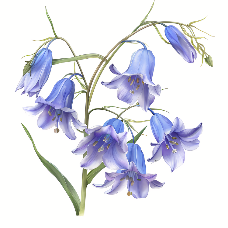 Bluebell Flower,Bellflower,Heliotropia