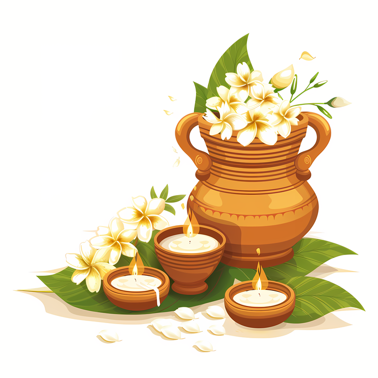Vishu,White Jasmine,Potted Flowers