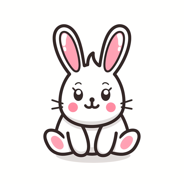 Kawaii,Cute Bunny,White Rabbit