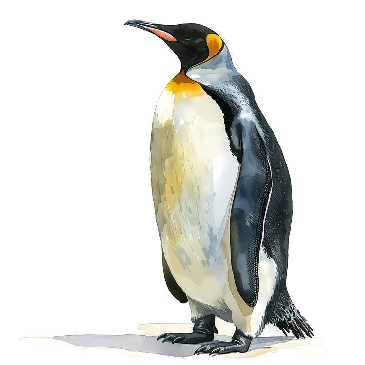 World Penguin Day,Watercolor Penguin,Black And White Penguin