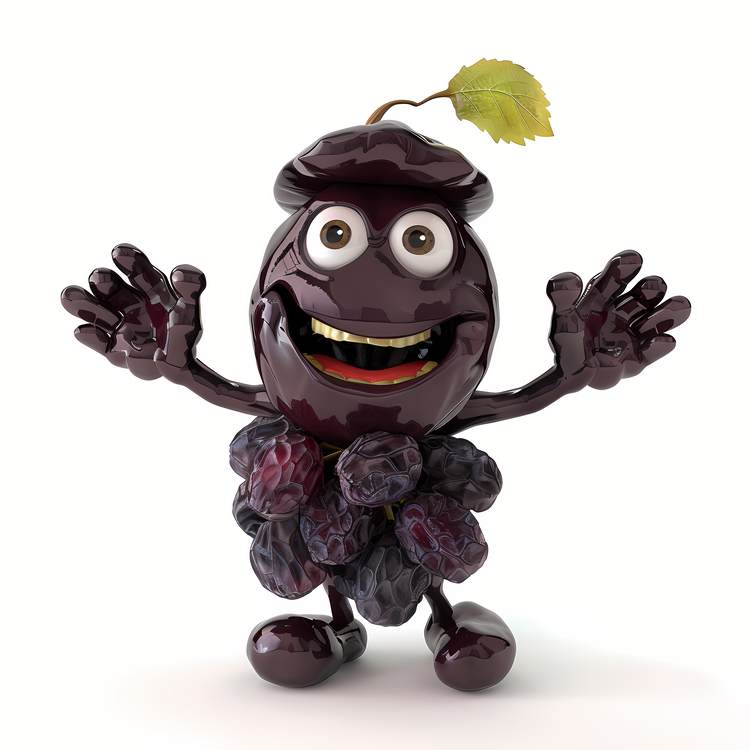Raisin Day,Grape,Character