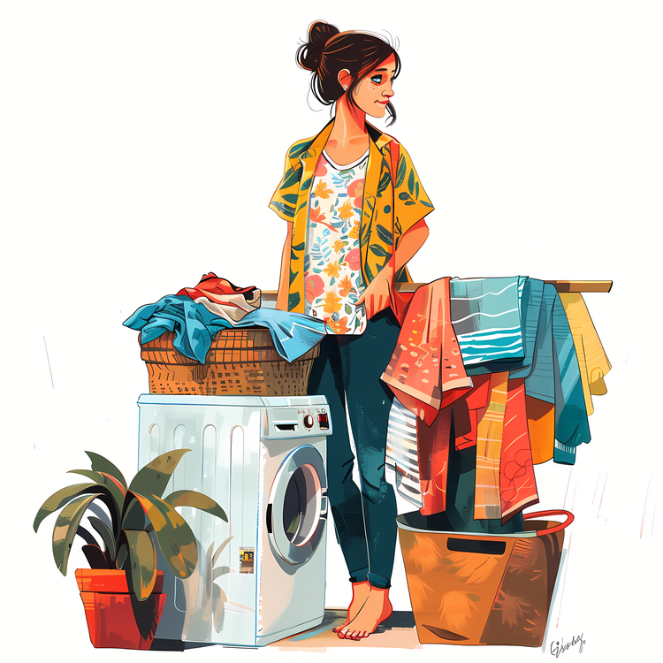 Laundry Day,Clothes,Laundry Basket