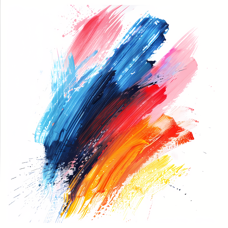Brush Stroke,Abstract,Colorful