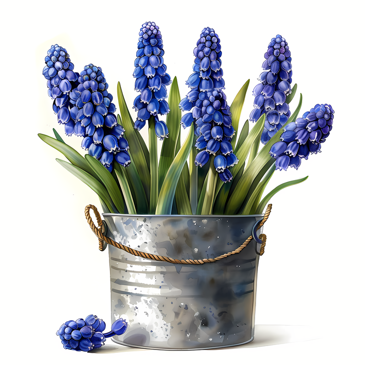 Grape Hyacinth,Bouquet,Blue