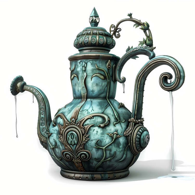 Garden Watercan,Teapot,Antique