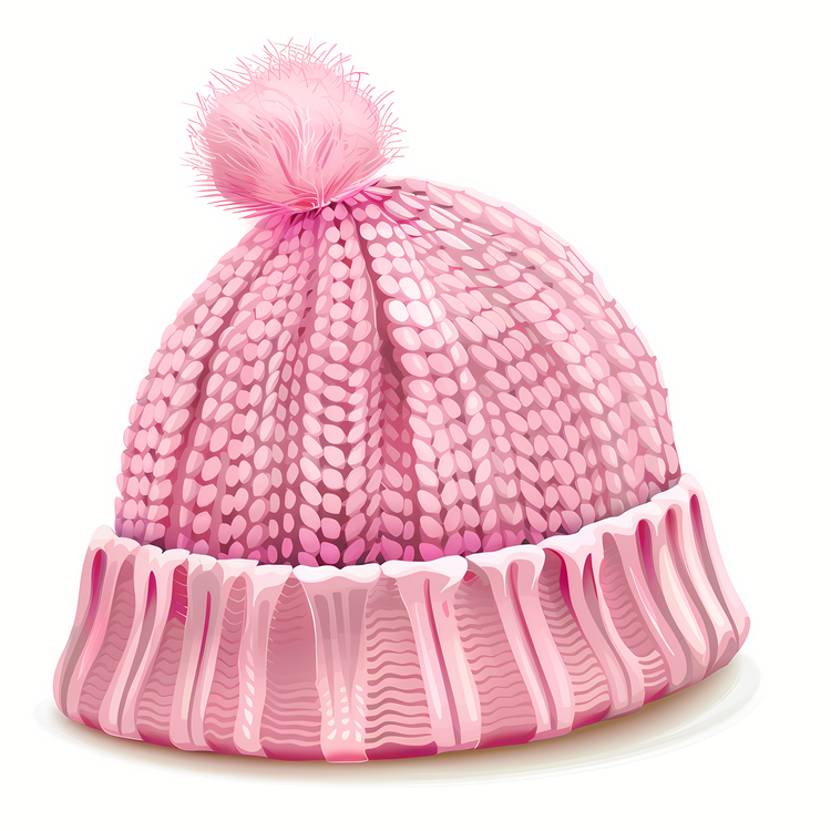 Knit Cap,Pink Hat,Knitted Hat