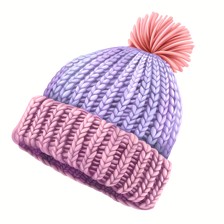 Knit Cap,Knitted Hat,Pink Hat