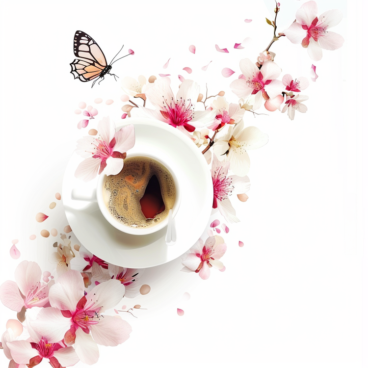Spring,Coffee,Blossom