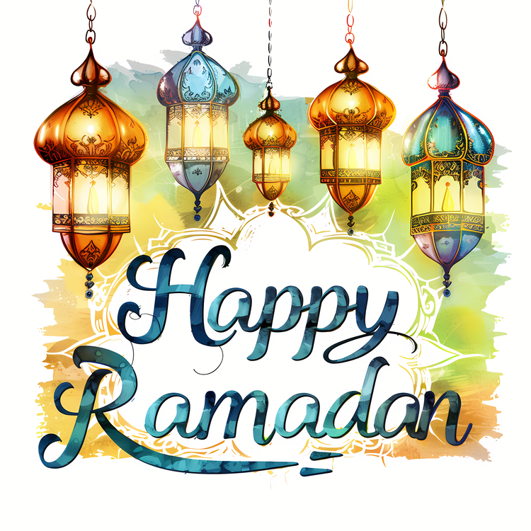 Happy Ramadan,Mosques,Arabic
