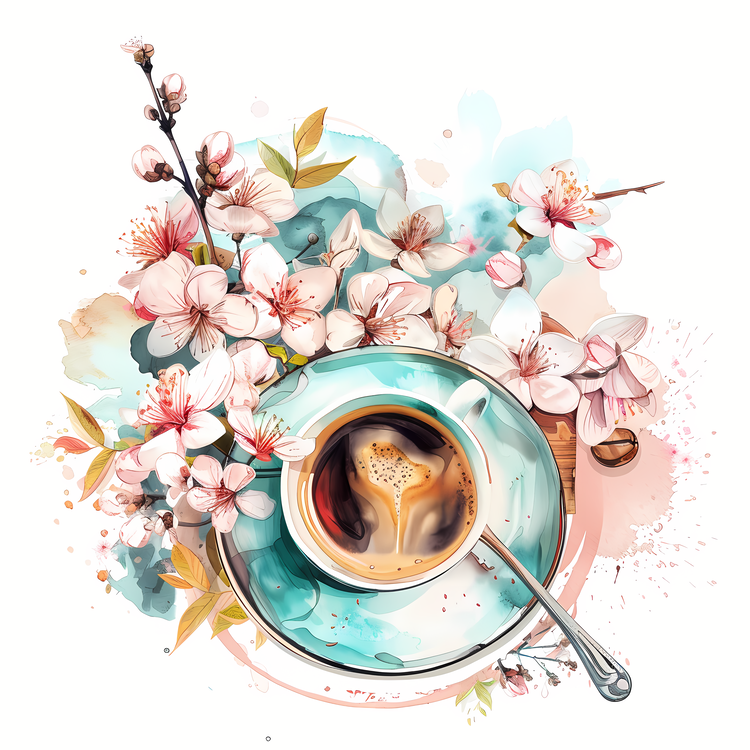 Spring,Coffee,Cup Of Coffee