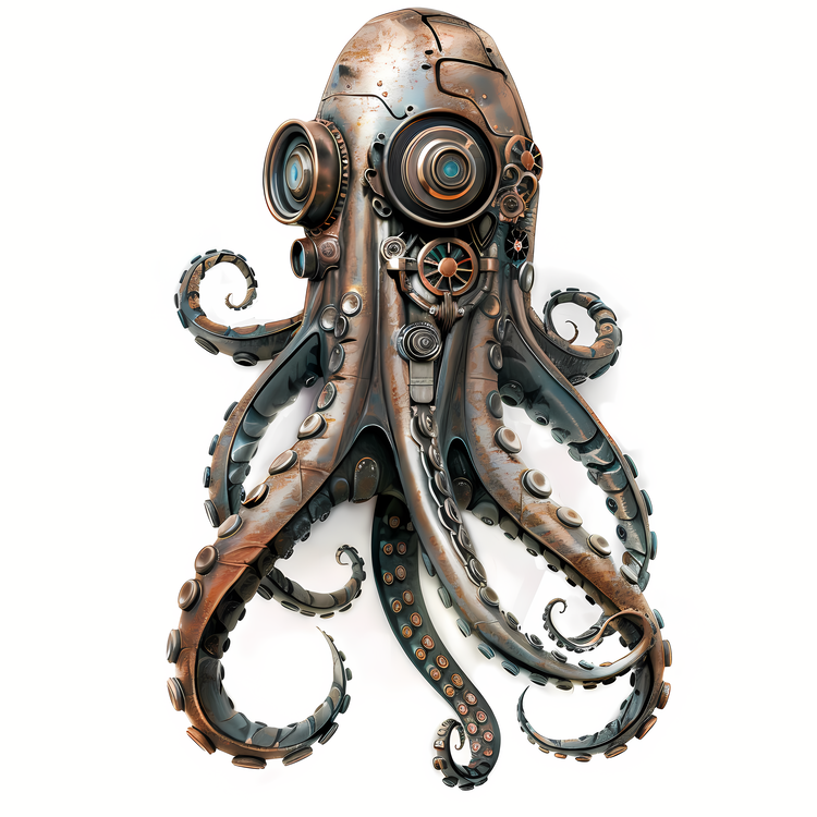 Steampunk,Steampunk Octopus,Nautical Inspiration