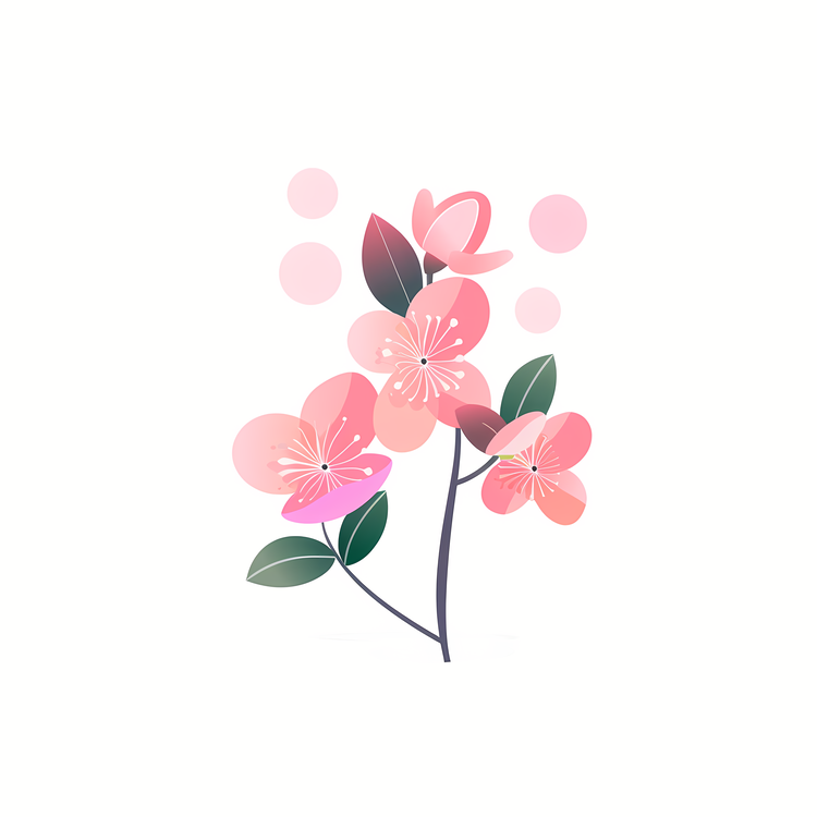 Enjoy The Spring Time,Pink Flower,Blossom