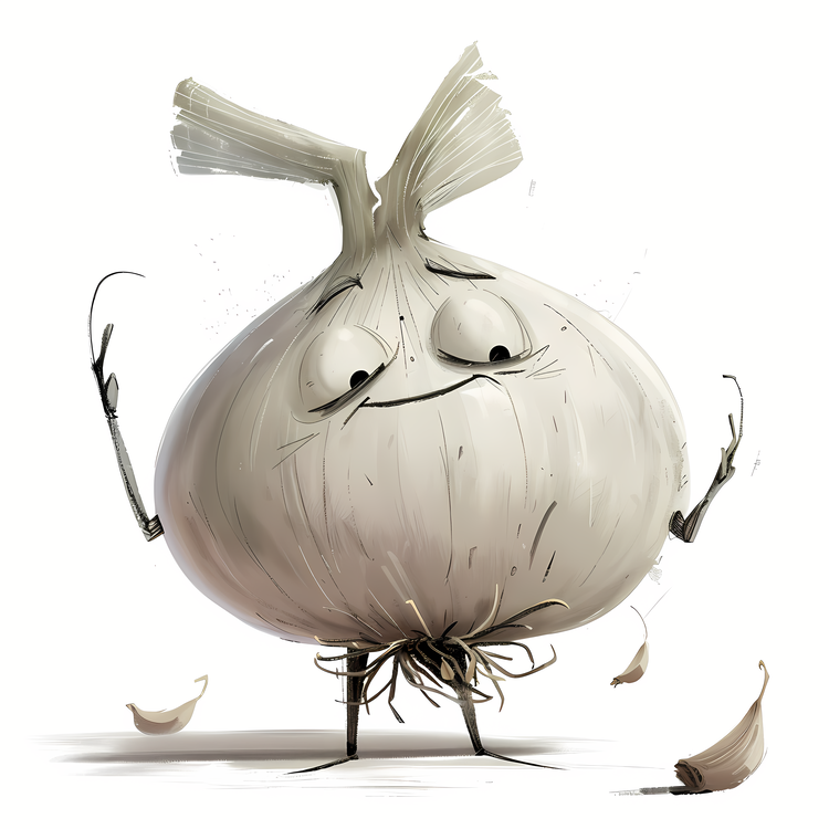 Garlic Day,Onion,Cartoon