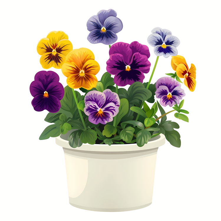 Pansy Flower,Pansies,Colorful Flowers