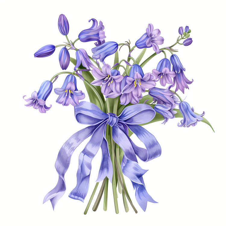 Bluebell Flower,Lily Bouquet,Flower Bouquet