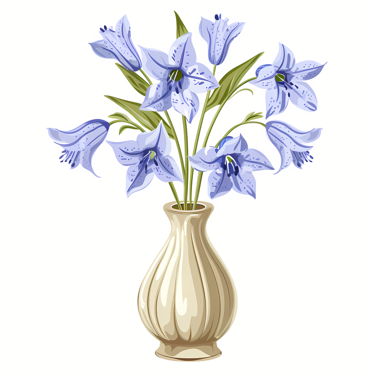 Bluebell Flower,Flowers,Vase