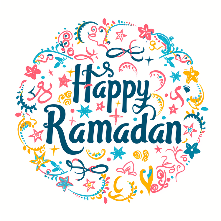Happy Ramadan,Happy Rama,Round