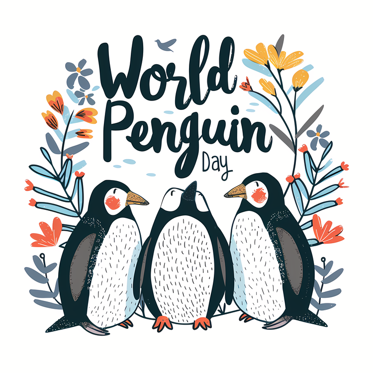 World Penguin Day,Penguin,Black And White