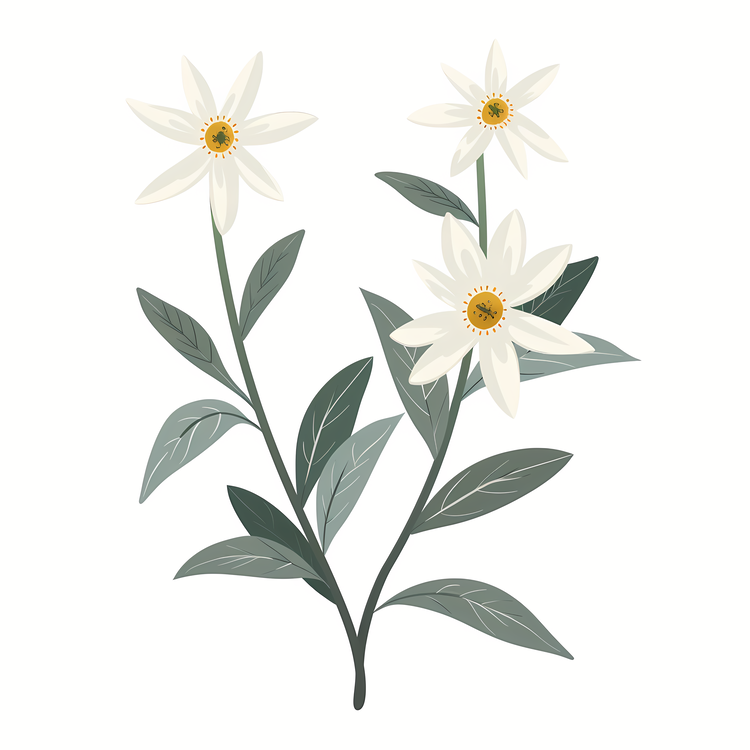 Edelweiss,Flower,White