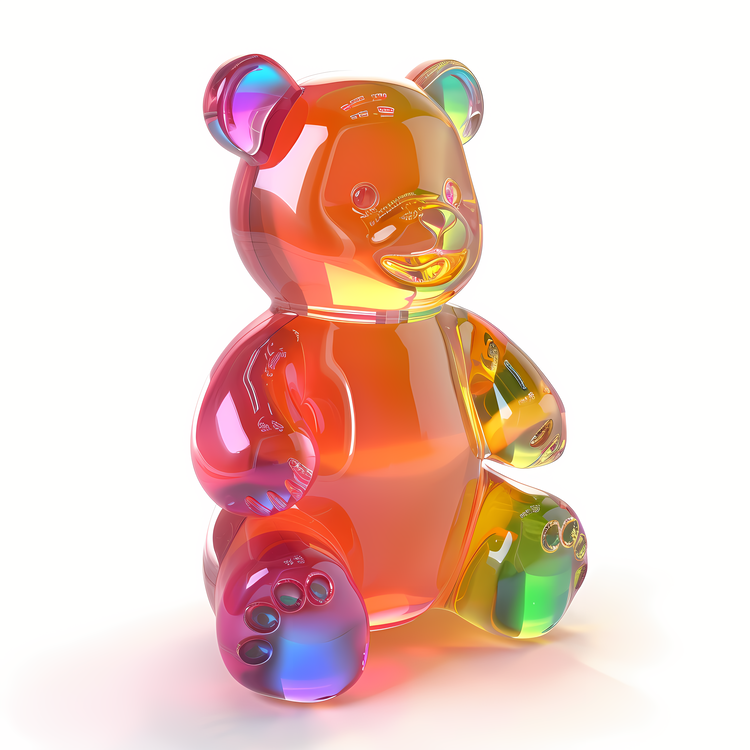 Gummi Bear,Teddy Bear,Colorful