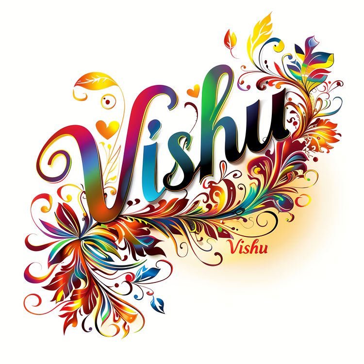 Vishu,Colorful Design Elements,Creative Art Expression