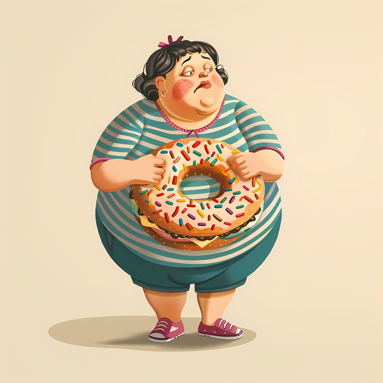 World Obesity Day,Food Item,Such As A Doughnut