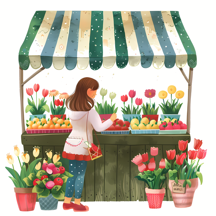 Spring Market,Tulips,Florist