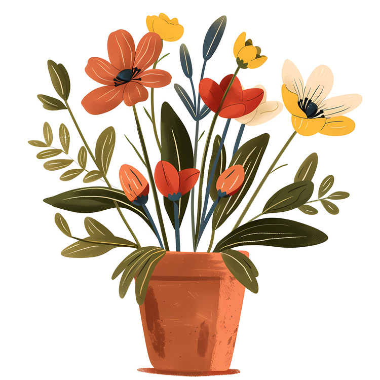 Enjoy The Spring Time,Flowers,Potted Flowers