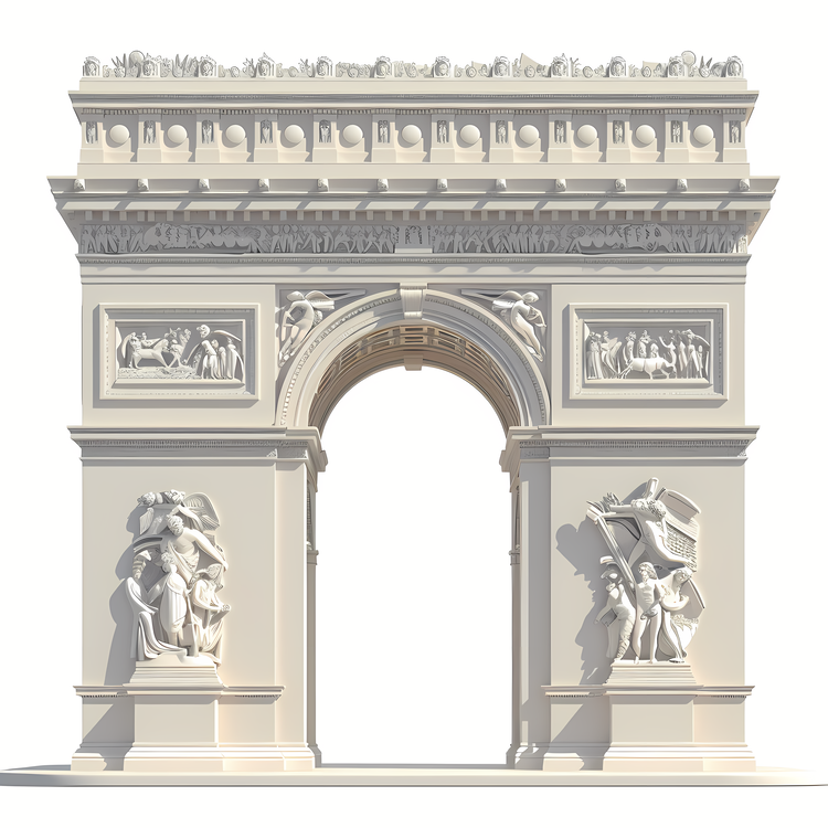 Arc De Triomphe,Arch,Monument