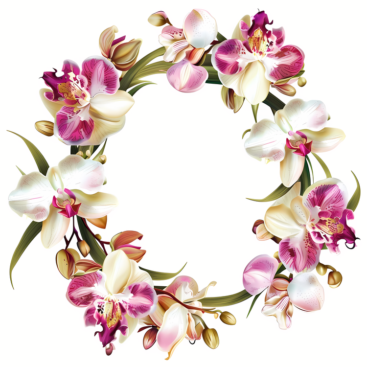 Orchid Day,Flower,Wreath