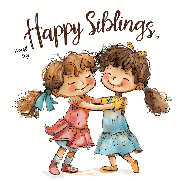 Happy Siblings Day,For   Are Happy,Sisters