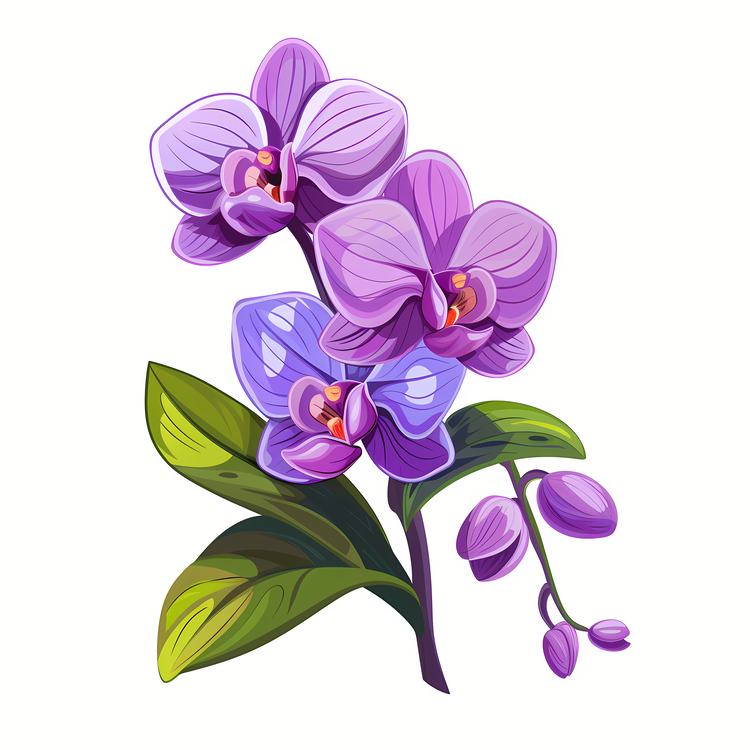 Orchid Day,Purple Flowers,Pink Flower