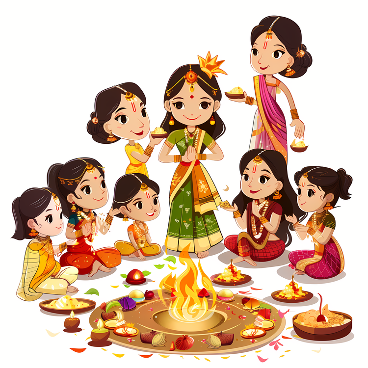 Traditional India Elements,Diwali,Hindu Festival