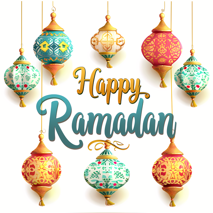 Happy Ramadan,Ramadan Greeting Card,Islamic Holiday Decoration