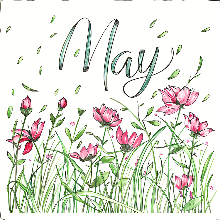 Hello May,Flower Field,Garden
