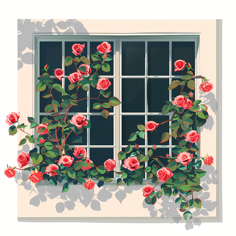 Flower Doorway,Flower Window,Window
