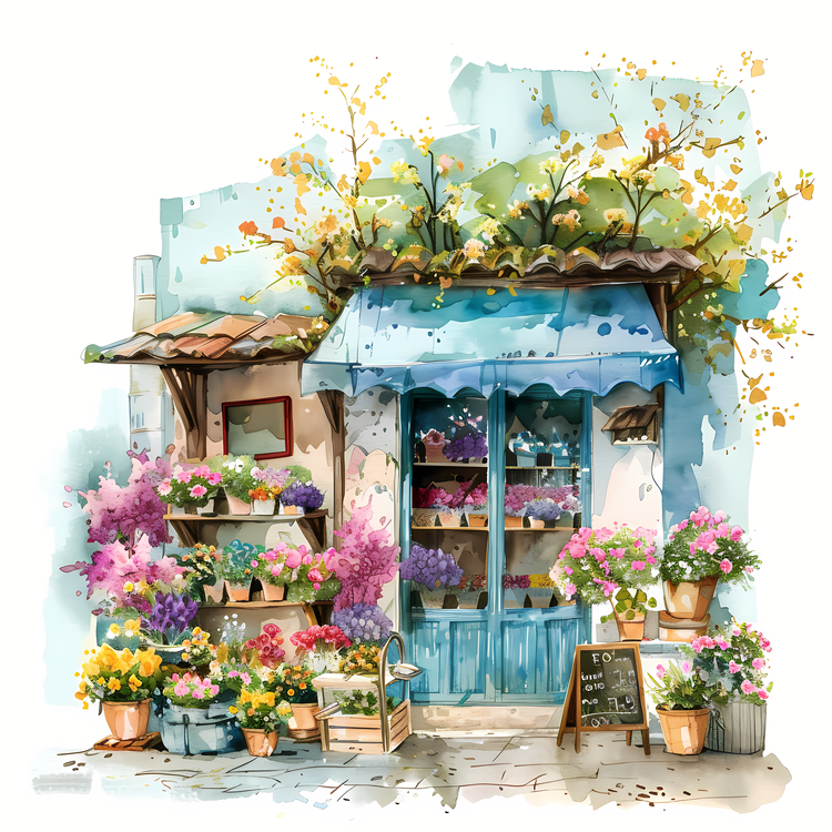 Spring Flower Store,Flower Shop,Gardening Tools