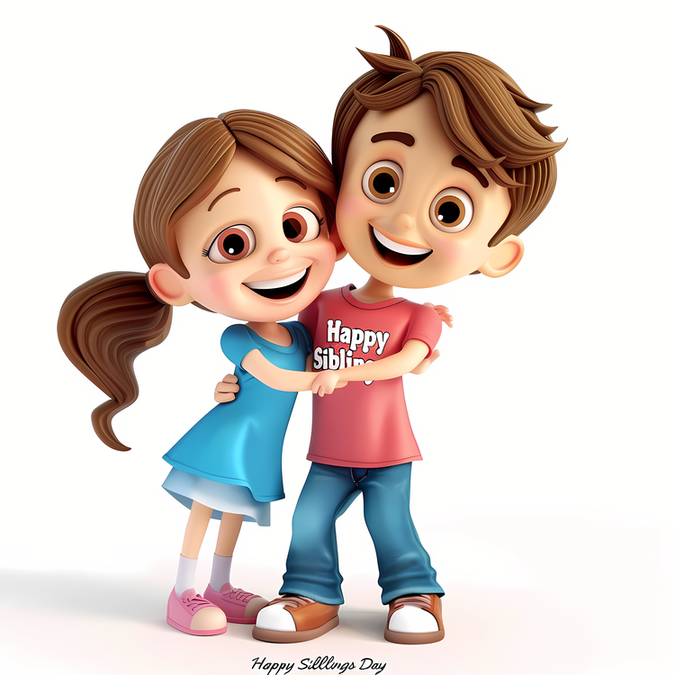 Happy Siblings Day,For   Child,Child Hugging