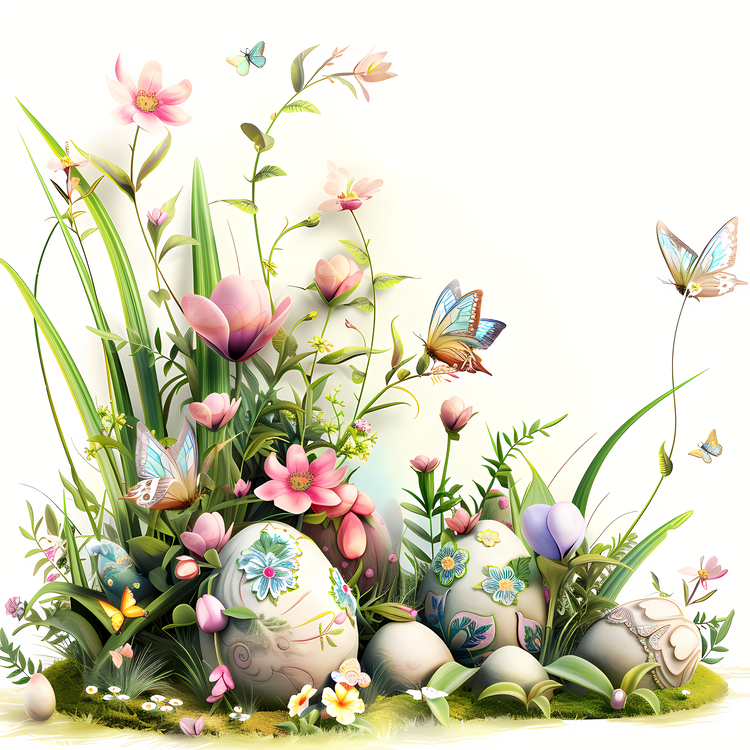Enjoy The Spring Time,Easter,Eggs