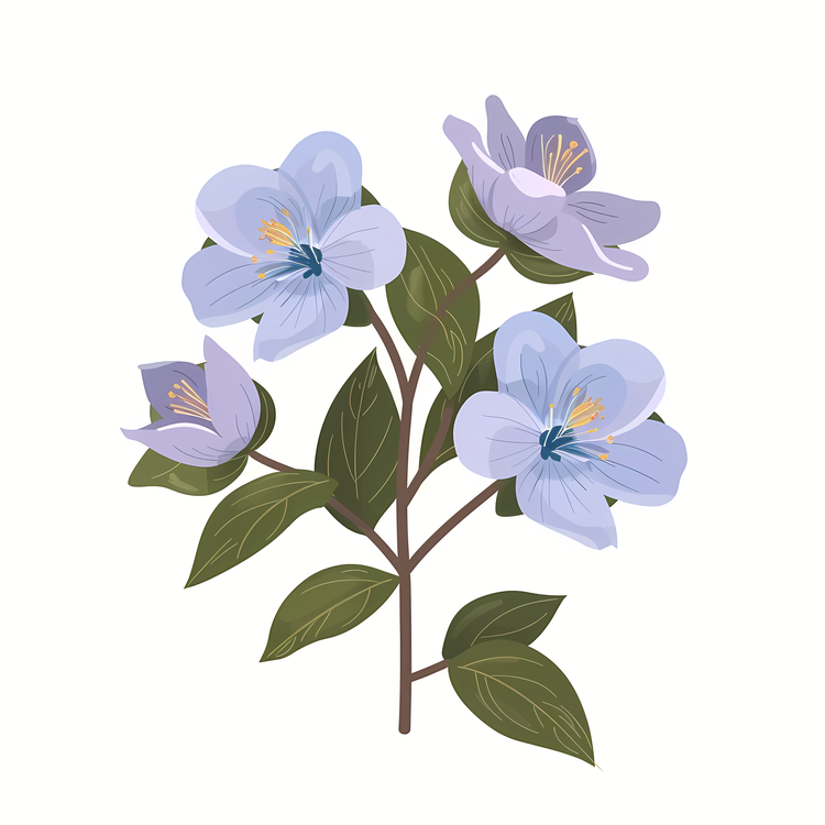 Alaska State Flower,Flowers,Blue