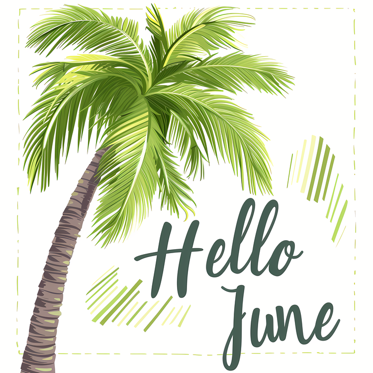 Hello June,Palm Tree,June