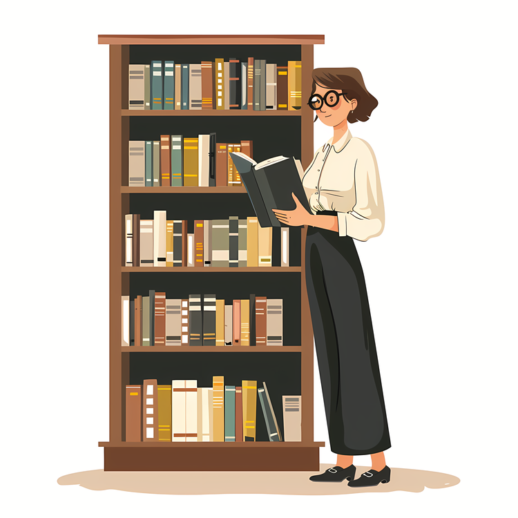 School Librarian,Bookshelf,Librarian
