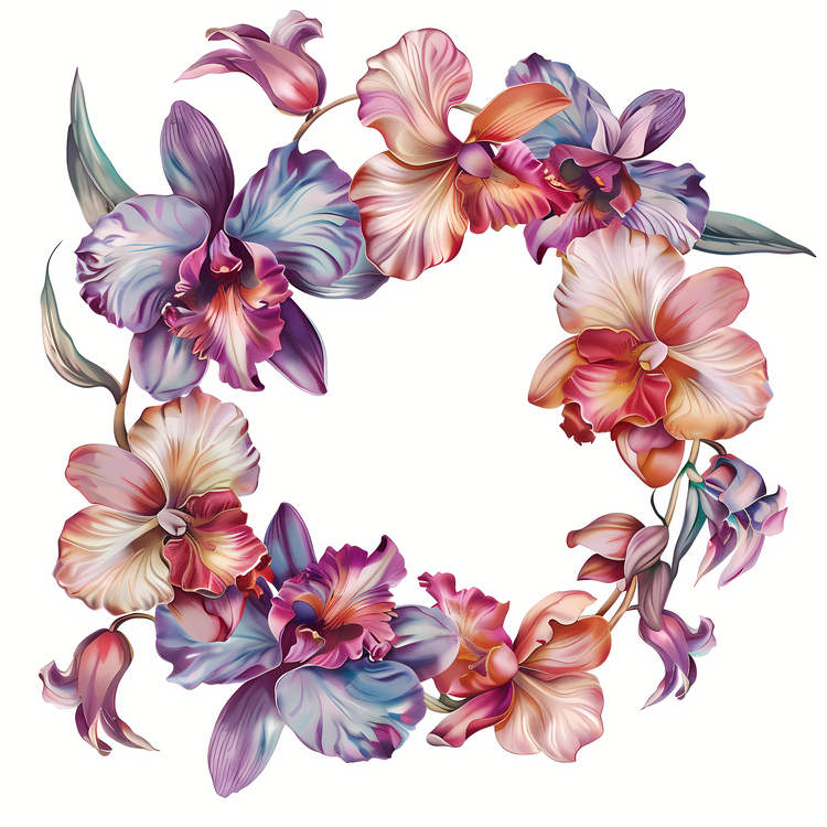 Orchid Day,Orchid,Wreath