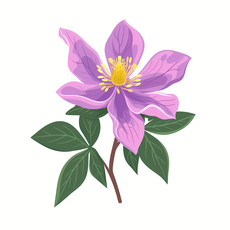 Alaska State Flower,Clematis,Purple